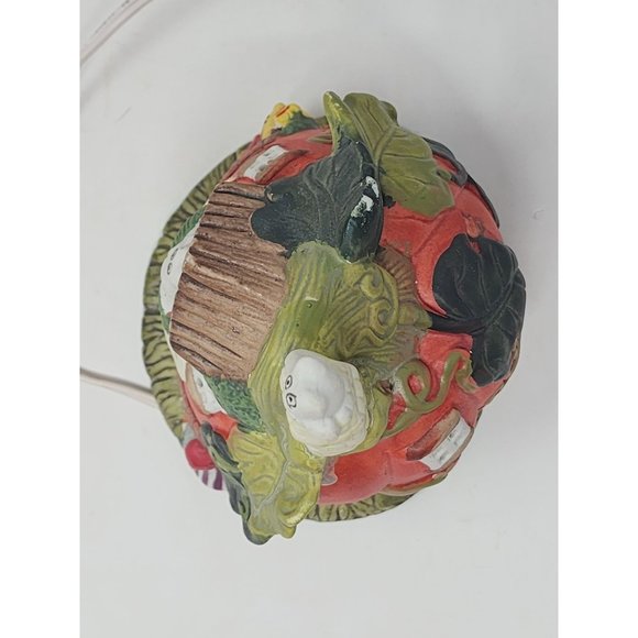 Ceramic Halloween House Pumpkin Hollow Orange Mouse Ghost‎ Cottage Decoration - Picture 6 of 10